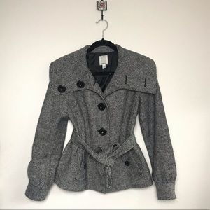 HALOGEN || Wool Tweed Peacoat✨